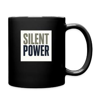 Silent Power – La Force Tranquille - Mug uni - noir - Droite