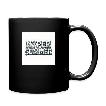 HYPER SUMMER – Summer in a big way - Full Colour Mug - black - Right