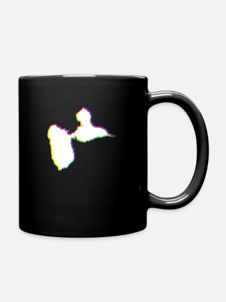 Carte de la guadeloupe - cadeau souvenir 971 gwada - Mug uni - noir