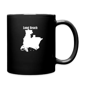 Long beach - Full Colour Mug - black - Right