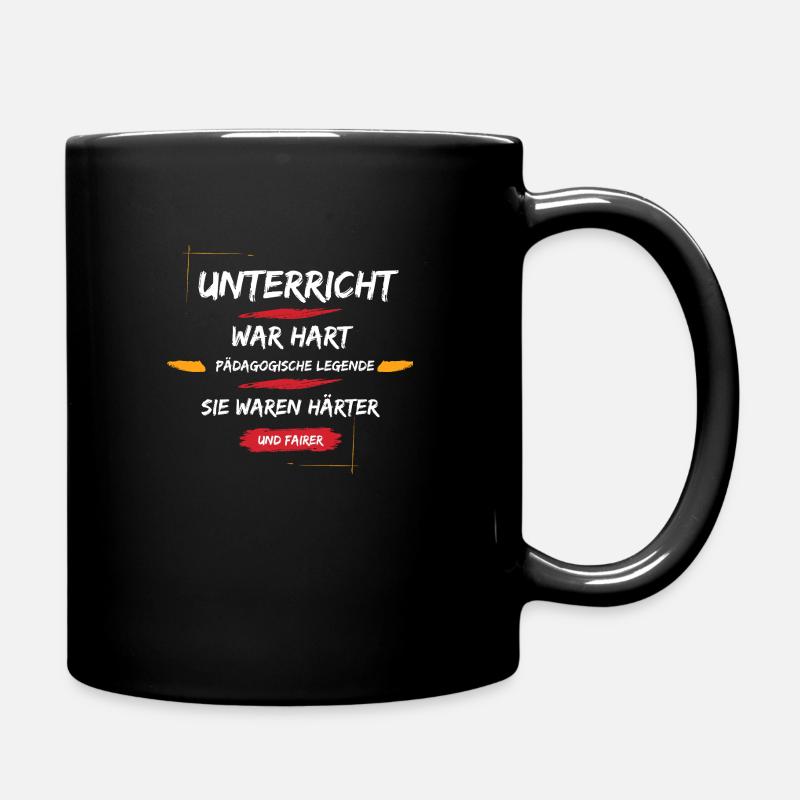 Teacher Gift Farewell & Thank You - Full Colour Mug - black