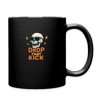 Drop That KICK ⚡💀 - Full Colour Mug - black - Right