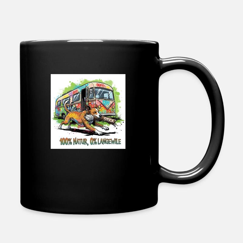 Chemise Camperliebe 50+ – T-shirt de camping parfait - Mug uni - noir
