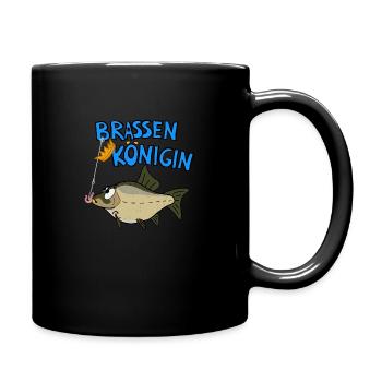 Brassenkönigin - Tasse einfarbig - Schwarz - Rechts