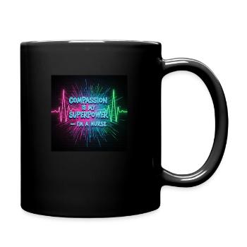 Chemise design d’infirmière en congé - Mug uni - noir - Droite