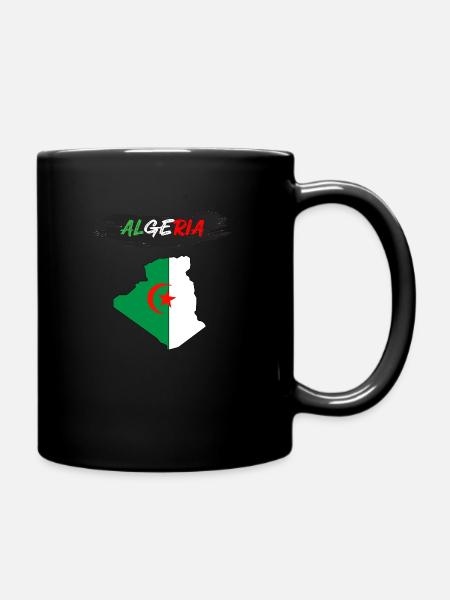 Country Algeria - Full Colour Mug - black
