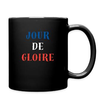 FRANKREICH SPORT RUHMTAG - Tasse einfarbig - Schwarz - Rechts