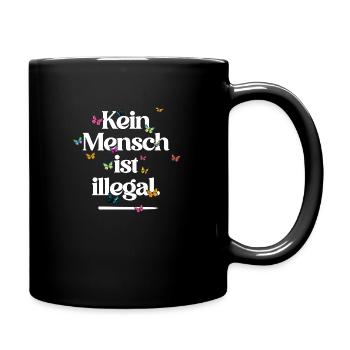 PERSONNE N’EST ILLÉGAL - L’Original - Mug uni - noir - Droite
