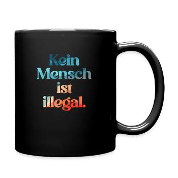 PERSONNE N’EST ILLÉGAL - L’Original - Mug uni - noir - Droite