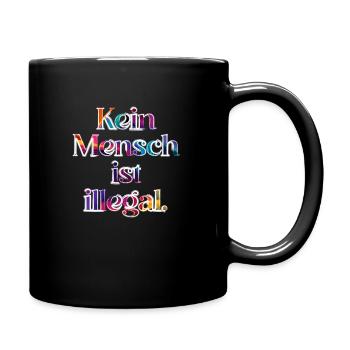 PERSONNE N’EST ILLÉGAL - L’Original - Mug uni - noir - Droite