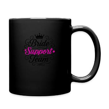 Équipe de soutien à la mariée - Mug uni - noir - Droite