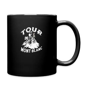 Tour du Mont Blanc 170KM FINISHER - Full Colour Mug - black - Right