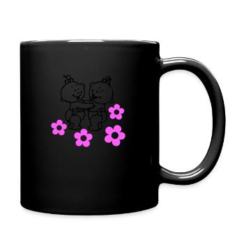 twingirls2 - Mug uni - noir - Droite