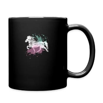 Icelandic Horse: Islandpferd Pferd Pony Merch - Tasse einfarbig - Schwarz - Rechts