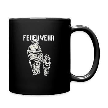 Fire brigade - Full Colour Mug - black - Right