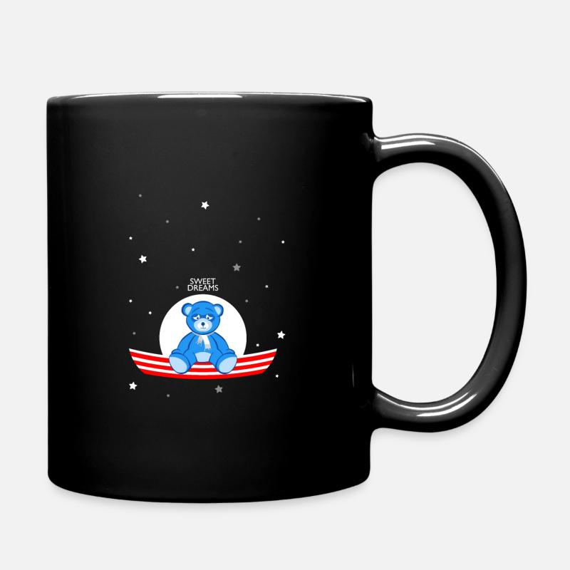Ours en peluche endormi - Mug uni - noir