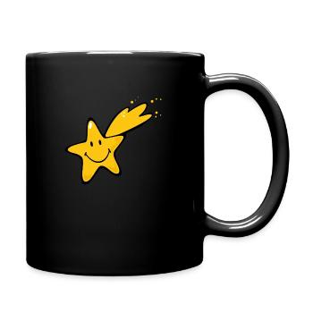 Smiley Shooting Star - Mug uni - noir - Droite