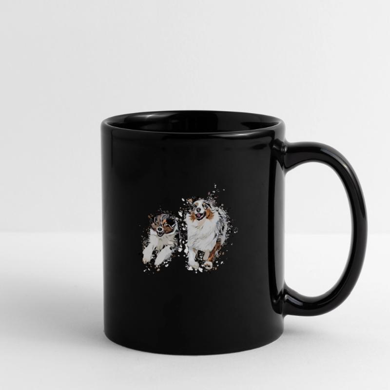 Aussie Comic Tasse einfarbig