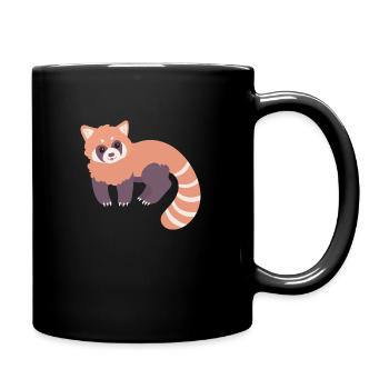 Red panda - Full Colour Mug - black - Right