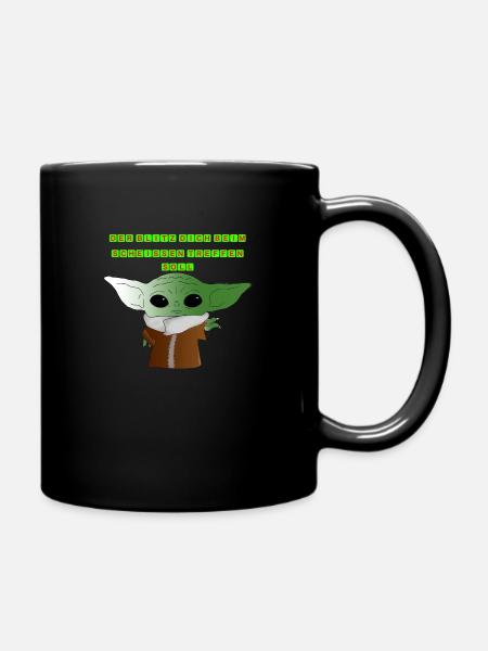 Klein Joda - Tasse einfarbig - Schwarz