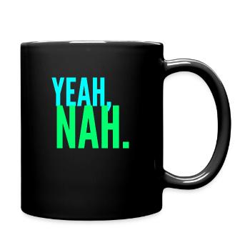 Ouais non, Adolescent Meme, Citation sarcastique - Mug uni - noir - Droite