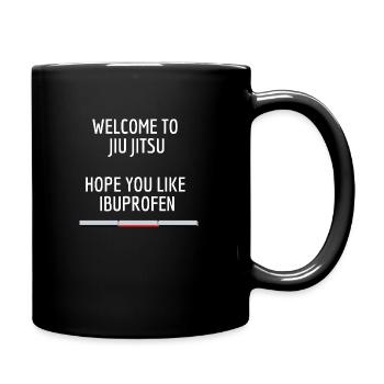 Jiu Jitsu - Full Colour Mug - black - Right