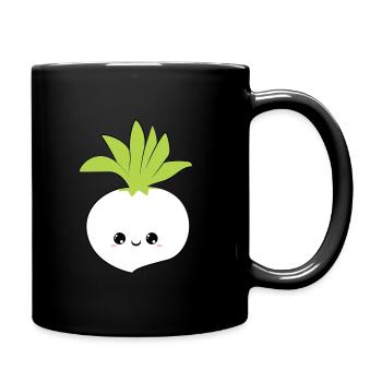 cute cute smiling bed, sweet smile beet mai - Full Colour Mug - black - Right