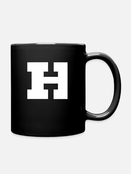 harvard H varsity - Tasse einfarbig - Schwarz