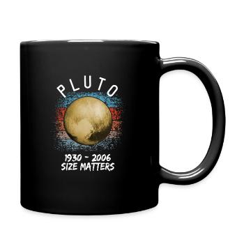 Pluto - Tasse einfarbig - Schwarz - Rechts