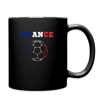 France Football France drapeau - Mug uni - noir - Droite
