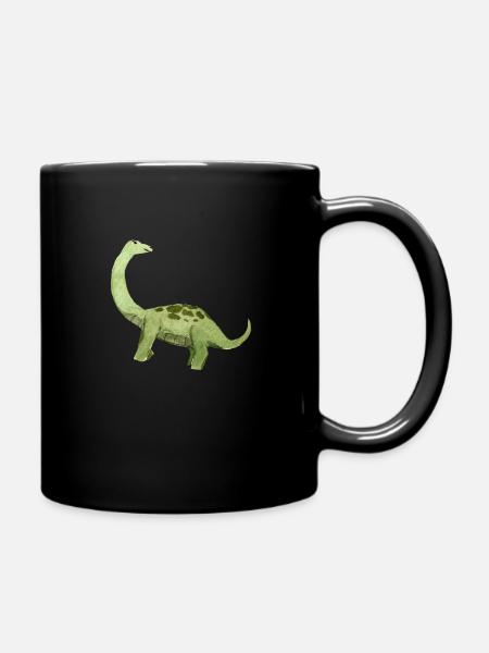 Dino - Tasse einfarbig - Schwarz
