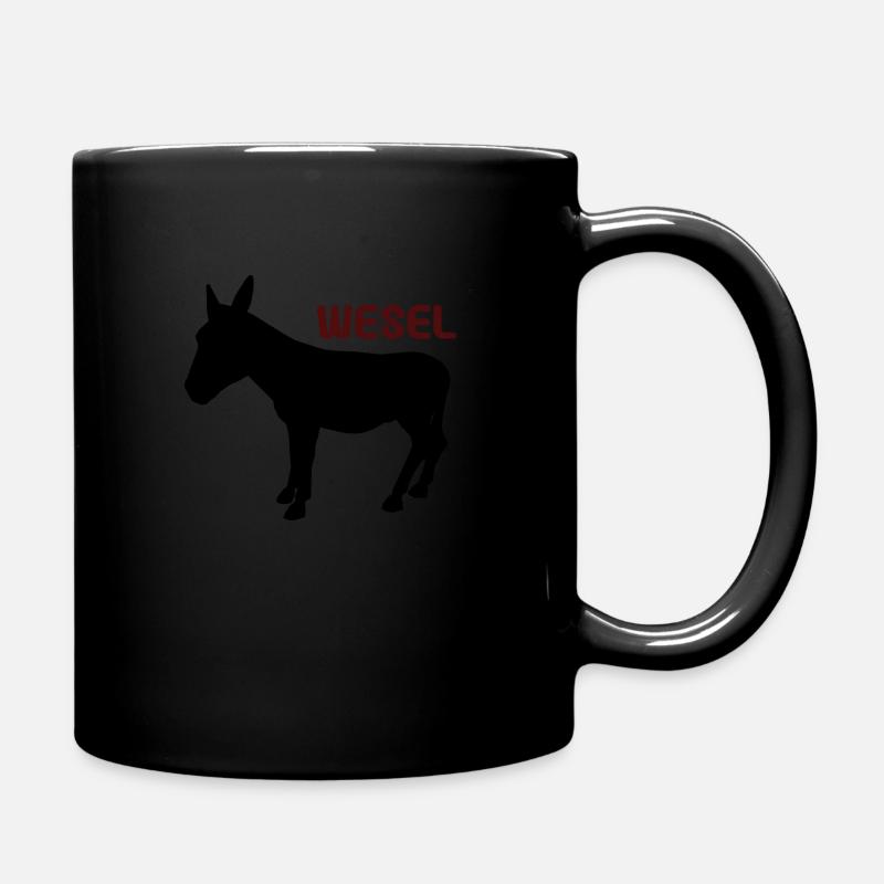 Wesel - Tasse einfarbig - Schwarz