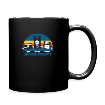 never forget - Mug uni - noir - Droite