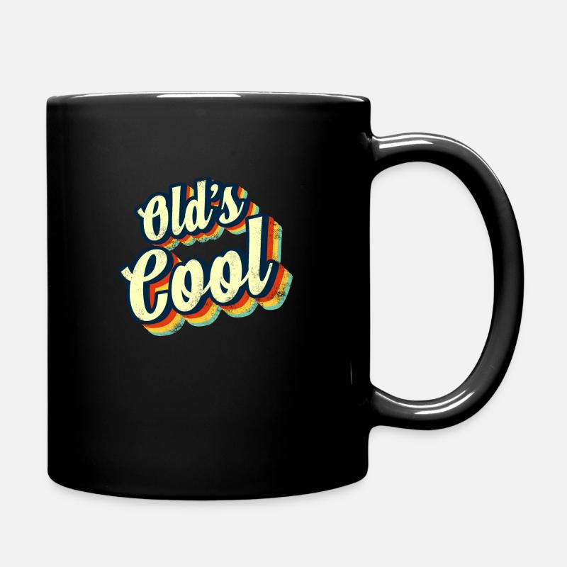 Old's Cool Vintage Retro - Tasse einfarbig - Schwarz