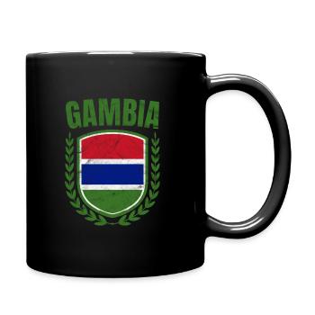 Gambie - Mug uni - noir - Droite