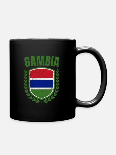 Gambia - Tasse einfarbig - Schwarz