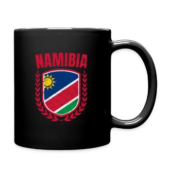 Namibia - Tasse einfarbig - Schwarz - Rechts