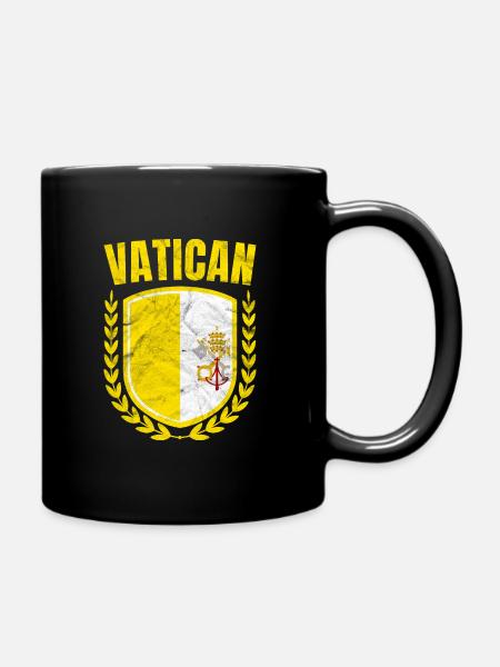 Vatikan - Tasse einfarbig - Schwarz