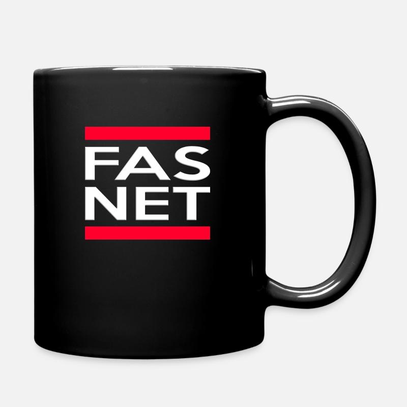 Fasnet - Tasse einfarbig - Schwarz