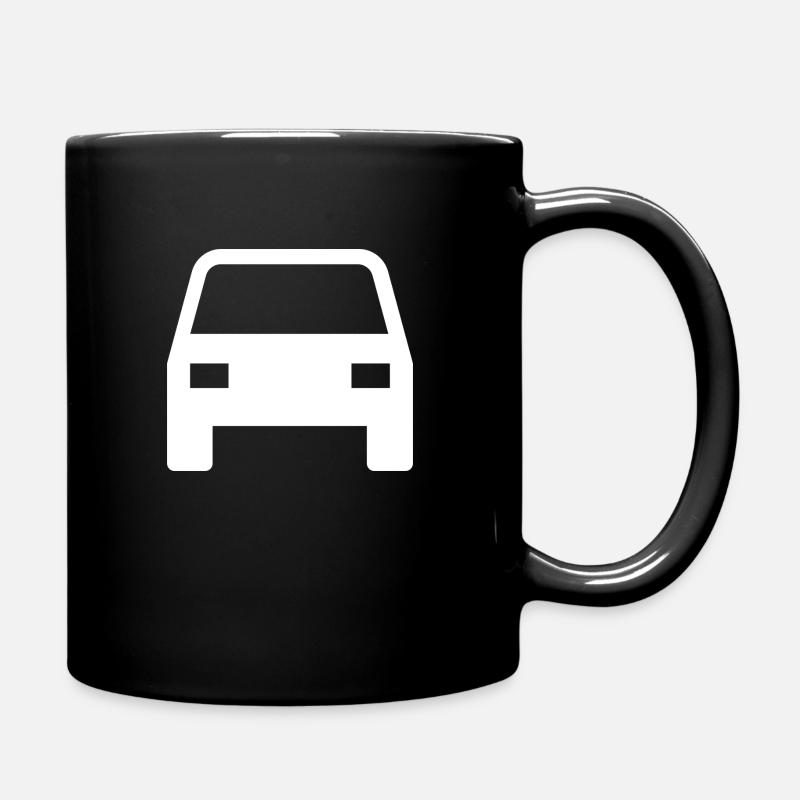 Das Auto - Tasse einfarbig - Schwarz