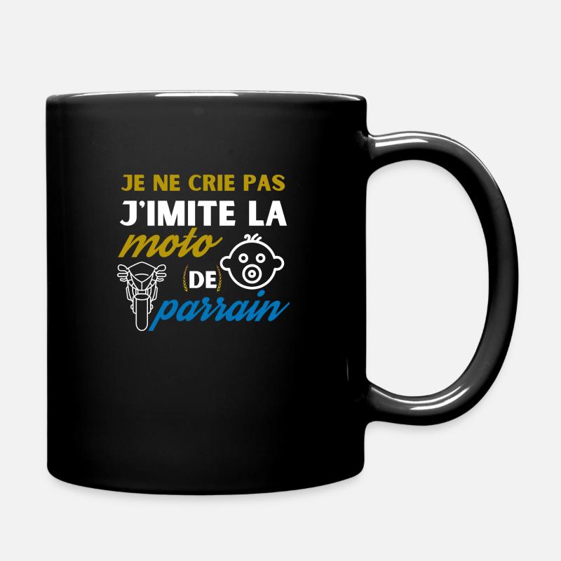 j'imite la moto de parrain - Mug uni - noir