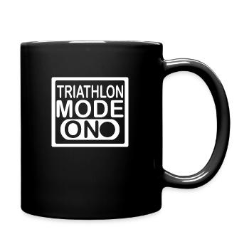 Triathlon Swim Bike Run Marathon - Full Colour Mug - black - Right