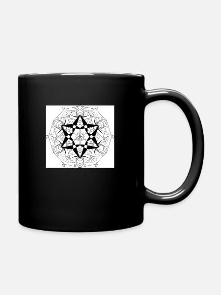 Mandala1 - Mug uni - noir