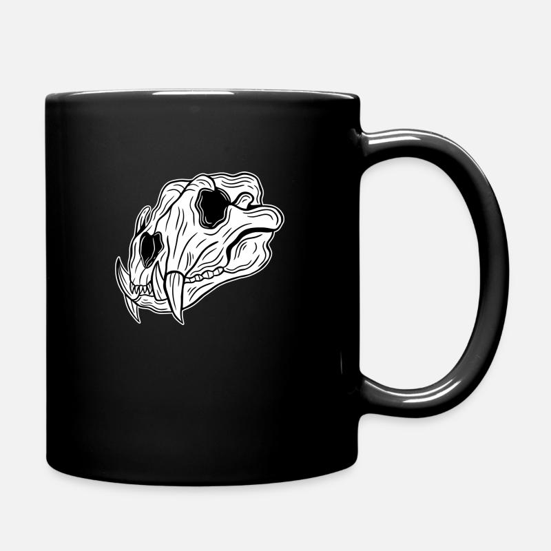 Skull Skeleton Skull Horror Regalo di Halloween - Tazza monocolore - nero
