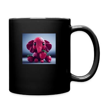 Éléphant d’Erbeer - Mug uni - noir - Droite