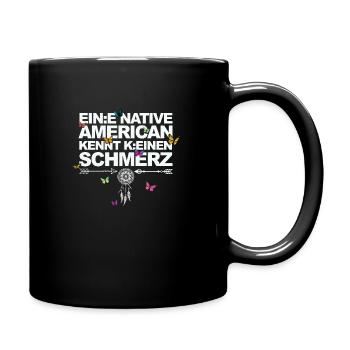 Lustiger Spruch über Gendern & Wokeness - Tasse einfarbig - Schwarz - Rechts