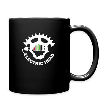 electric head for eBikers - Full Colour Mug - black - Right