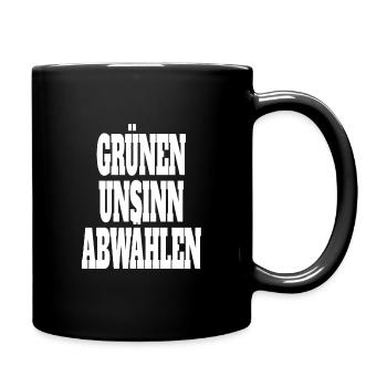Witze Grüne Die Grünen Habeck Baerbock Partei - Tasse einfarbig - Schwarz - Rechts