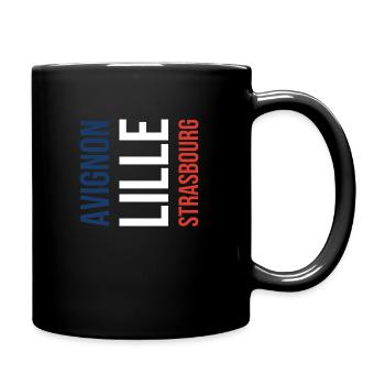 Gift for French baby - Full Colour Mug - black - Right