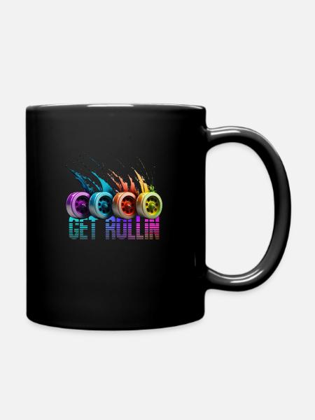 Get rollin - Full Colour Mug - black